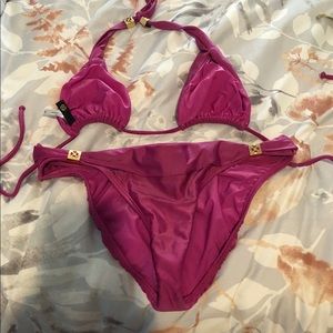 Pink bikini